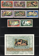 1971 Hungary World Hunting Exhibition Set And Souvenir Sheet (** / MNH / UMM) - Gibier