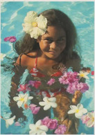 L ENFANT ET LA FLEUR DE TAHITI COULEUR  REF 16807 - Portretten