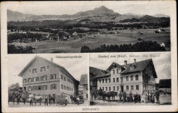 CPA Görisried Im Allgäu, Panorama, Ökonomiegebäude, Gasthof Zum Hirsch - Other & Unclassified