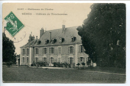 Châteaux De L'INDRE * CPA Voyagé 1909 * GÉHÉE Château De Touchemoire * Collection G.G. - Autres & Non Classés