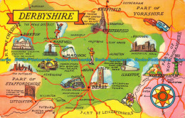 R153693 Derbyshire. Map. 1972 - Monde