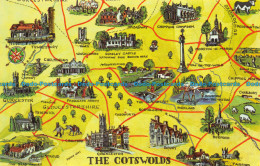 R154275 The Cotswolds. A Map - Monde