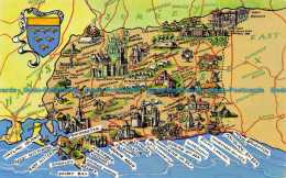 R153698 West Sussex. Map - Monde