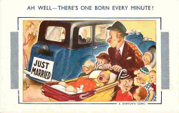 Humour - A Bamforth' Comic - Ah Well - There's One Born Every Minute - Just Married - Colorisée - CPA - Voir Scans Recto - Humour