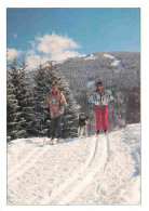 Couples - Ski De Fond - Hiver - Neige - Chiens - CPM - Voir Scans Recto-Verso - Couples