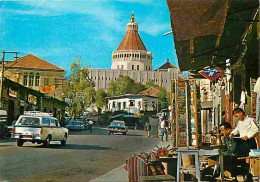 Automobiles - Israel - Nazareth - Partial View With The New Church Of Annunciation - CPM - Voir Scans Recto-Verso - Passenger Cars