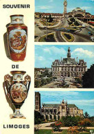 87 - Limoges - Multivues - Automobiles - Porcelaine De Limoges - Carte Neuve - CPM - Voir Scans Recto-Verso - Limoges