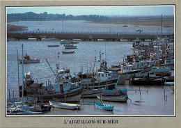 85 - L'Aiguillon Sur Mer - Le Port Sur Le Lay - Bateaux - Flamme Postale De L'Aiguillon Sur Mer - CPM - Voir Scans Recto - Autres & Non Classés