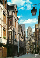 76 - Rouen - La Rue Damiette Et La Tour De L'église Saint-Ouen - Carte Neuve - CPM - Voir Scans Recto-Verso - Rouen