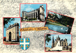 51 - Chalons Sur Marne - Multivues - Blasons - CPM - Carte Neuve - Voir Scans Recto-Verso - Châlons-sur-Marne