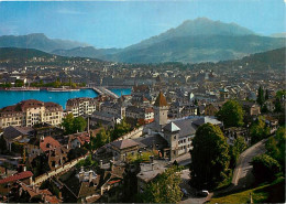 Suisse - LU Lucerne - Luzern - Luzern Mit Pilatus - Vue Aérienne - CPM - Carte Neuve - Voir Scans Recto-Verso - Andere & Zonder Classificatie
