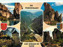 48 - Les Gorges Du Tarn - Multivues - Blasons - Flamme Postale - CPM - Voir Scans Recto-Verso - Gorges Du Tarn