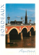 33 - Bordeaux - Le Pont De Pierre Et La Basilique Saint Michel - CPM - Voir Scans Recto-Verso - Bordeaux