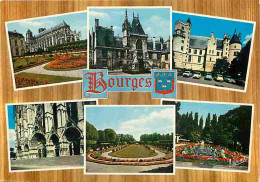 18 - Bourges - Multivues - Blasons - Automobiles - CPM - Voir Scans Recto-Verso - Bourges