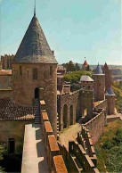 11 - Carcassonne - La Cité Médiévale - La Porte D'Aude Et Ses Tours - Carte Neuve - CPM - Voir Scans Recto-Verso - Carcassonne