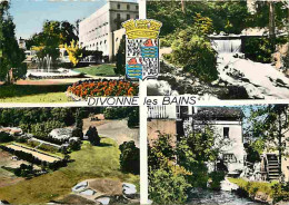 01 - Divonne Les Bains - Multivues - Blasons - Flamme Postale - CPM - Voir Scans Recto-Verso  - Divonne Les Bains