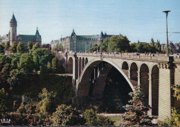 Luxembourg - Luxemburg   -   PONT ADOLPHE   ET CAISSE D'ÉPARGNE  -  E.A. Schaack , Luxbg - Bridges