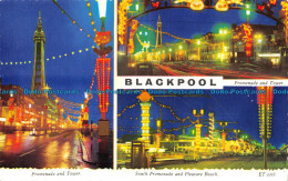 R153075 Blackpool Illuminations. Multi View. Bamforth - Monde