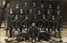 Photo CPA Deutsche Soldaten In Uniform, Pickelhauben, Gruppenbild 1915 - Altri & Non Classificati