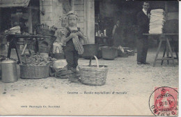 LOCARNO,  Piccolo Vegetariano Al Mercato, Bambino, Bambina, Viaggiata 1903 - Locarno
