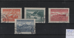 Jugoslavien Michel Cat.No. Used 385/388 - Used Stamps