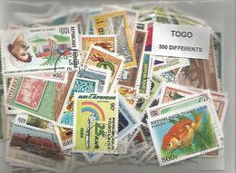 Lot 300 Timbres Du Togo - Togo (1960-...)