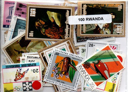 Lot 200 Timbres Du Rwanda - Sonstige & Ohne Zuordnung