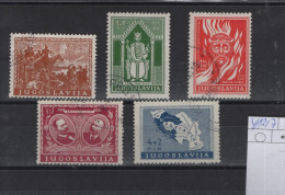 Jugoslavien Michel Cat.No. Used 413/417 - Used Stamps