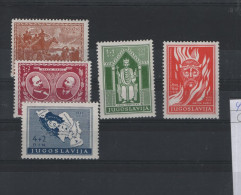 Jugoslavien Michel Cat.No. Mnh/** 413/417 - Unused Stamps