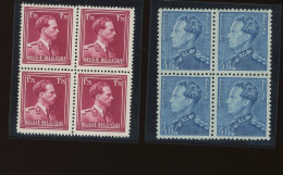 4 X 832-833   ** Postfris.  Cote  18 €. - Unused Stamps