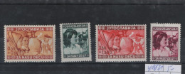 Jugoslavien Michel Cat.No. Mnh/** 418/421 - Unused Stamps