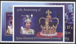 Montserrat Mnh ** 2 Sheets Queen Elisabeth 2003 13 Euros - Montserrat