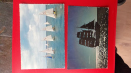 Voiliers 2 Cartes Affranchies - Sailing Vessels