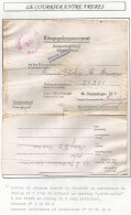 Kriegsgefangenenpost Prisonnier De Guerre 1942 Courrier Entre Frères Stalag XI B Vers Stalag IX C 2 Censures - Documents