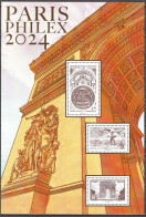 2024 - BF - Y&T N° 5xxx Ou F5xxx - BLOC DOREE PARIS PHILEX 2024 - Edition Spéciale - NEUF ** - Neufs