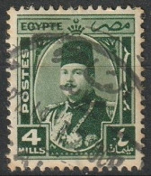 Timbre Oblitéré Egypte Avec Charnière. Roi Farouk 1945 N° 226 - Gebruikt