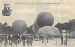 CPA 51 REIMS GRANDE SEMAINE D'AVIATION DE CHAMPAGNE CONCOURS DE BALLONS SPHERIQUES   28 AOUT - Reims