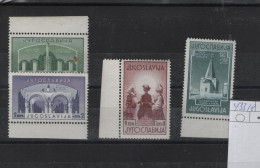 Jugoslavien Michel Cat.No. Mnh/** 433/436 - Unused Stamps