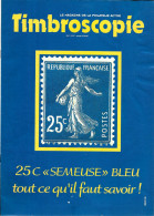 SUPPLEMENT 16 PAGES TIMBROSCOPIE SEMEUSE 25c BLEU - Administrations Postales