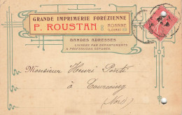 E811  Carte Postal  Grande Imprimerie Forézienne Roanne - 1877-1920: Période Semi Moderne