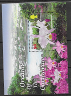 Montserrat Mnh ** Sheet 2005 Orchids Flowers - Montserrat