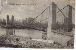 SAÔNE Et LOIRE - BOURBON-LANCY - Pont Du Fourneau Et La Loire - Gras-Duchassin, édit. - Sonstige & Ohne Zuordnung