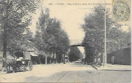 CPA Paris Rue D' Alésia Prise De L'avenue De Monts.. - Distretto: 14