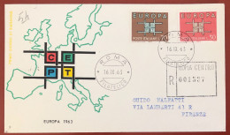 ITALY - FDC - 1963 - Europe - 8th Issue - FDC