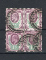 Grande-Bretagne - Bloc De 4 N° 108 Oblitérés Charnières - Used Stamps