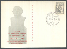 .Yugoslavia, 1964-10-08, Serbia, Senta, WWII, Liberation Anniversary, Special Postmark & Card (No. 1) - Altri & Non Classificati