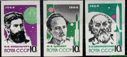 1964  USSR  CCCP   Mi  2898-900 B   MNH/** - Ongebruikt