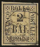 Romagne       .  Yvert    .  3   (2 Scans)       .   1859    .     O      .  Cancelled - Romagne