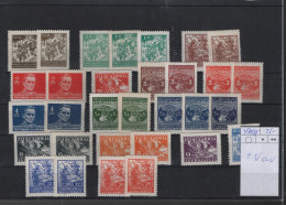 Jugoslavien Michel Cat.No. Mnh/** 470/485 + Varietys - Unused Stamps