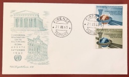 ITALY - FDC - 1963 - United Nations Conference On Tourism, In Rome - FDC